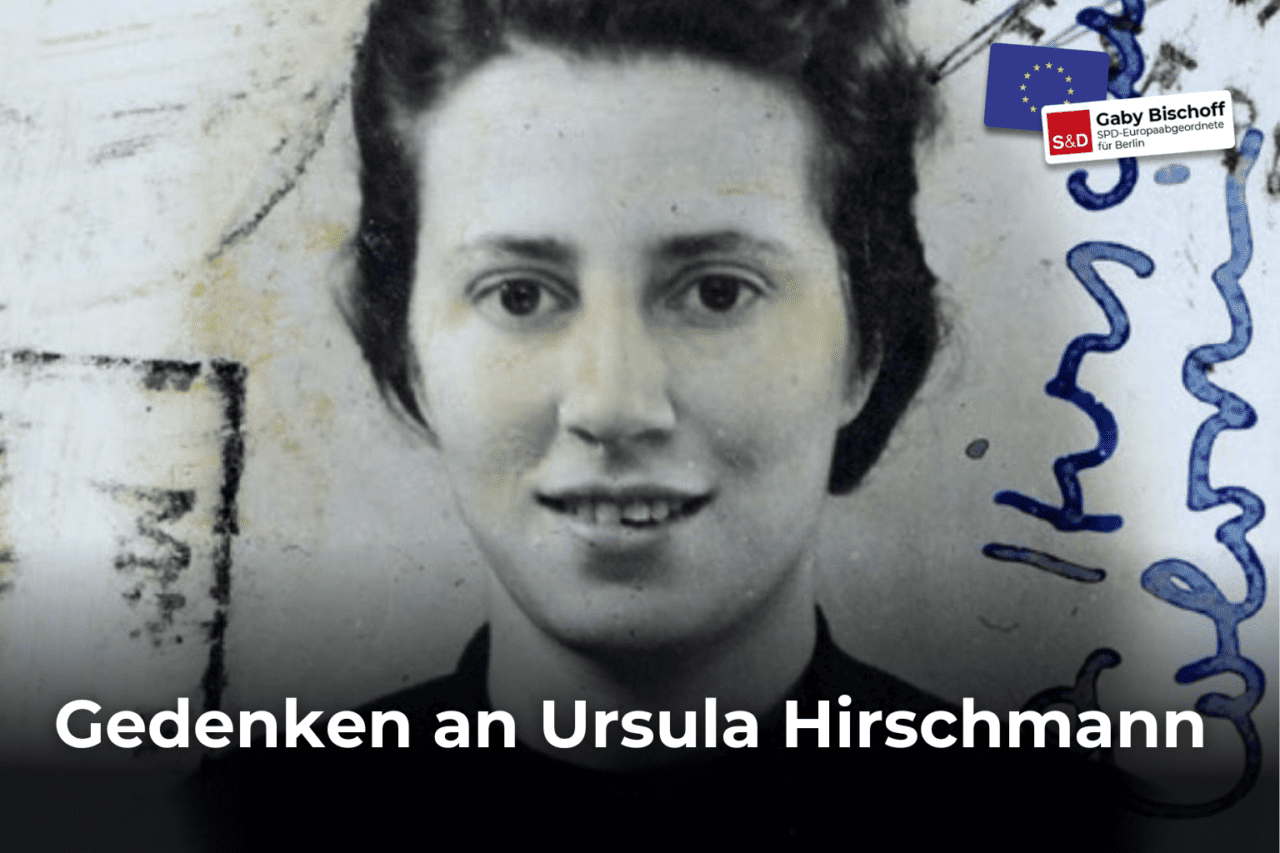 110. Geburtstag von Ursula Hirschmann Berlinerin, Antifaschistin und
