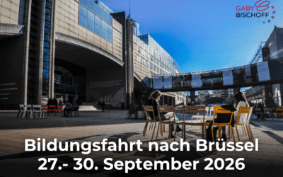 Besucht mich im EU-Parlament in Brüssel!
