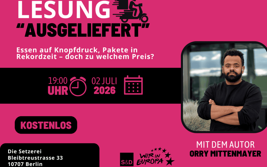 Einladung Lesung „Ausgeliefert“ Meets Feierabendaperitivo