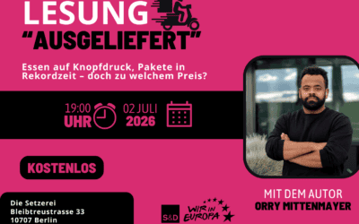 Einladung Lesung „Ausgeliefert“ Meets Feierabendaperitivo